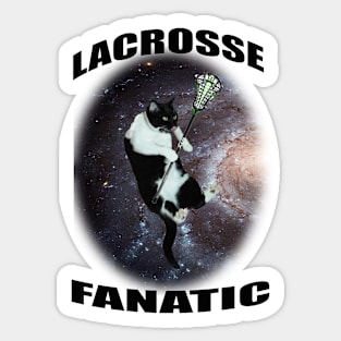 Lacrosse Fanatic Sticker